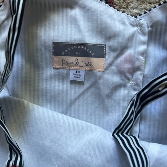 NWT Pastourelle Pippa & Julie Striped Dress - Picture 2 of 3